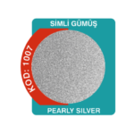 1007 60x30CM 0,45MM SİMLİ GÜMÜŞ LEVHA