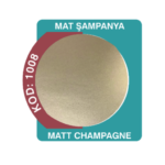 1008 60x30CM 0,45MM MAT ŞAMPANYA LEVHA