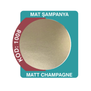 1008 60x30CM 0,45MM MAT ŞAMPANYA LEVHA