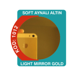 1012 61x30,5CM 0,45MM AÇIK AYNALI ALTIN LEVHA
